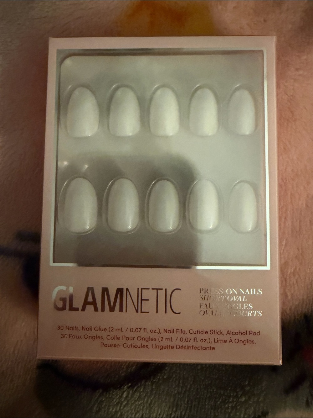 Glamnetic Press-On Nails - White Swan